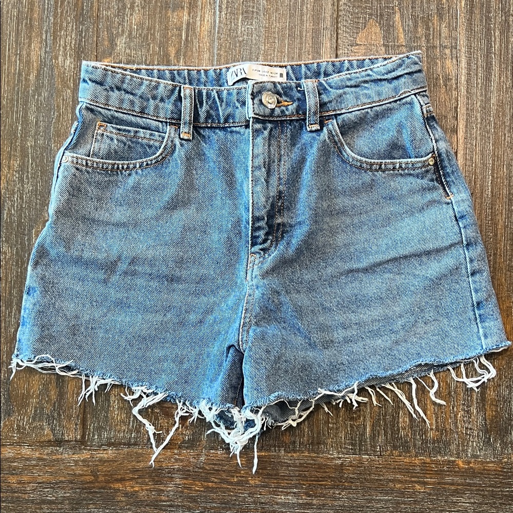 Zara Blue Jean Shorts